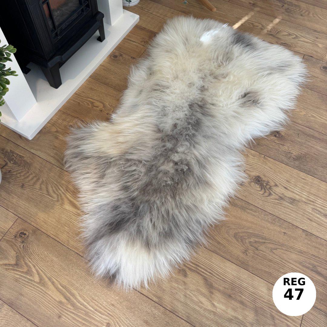 100% Undyed Rare Breed Sheepskin Rugs - Regular 47