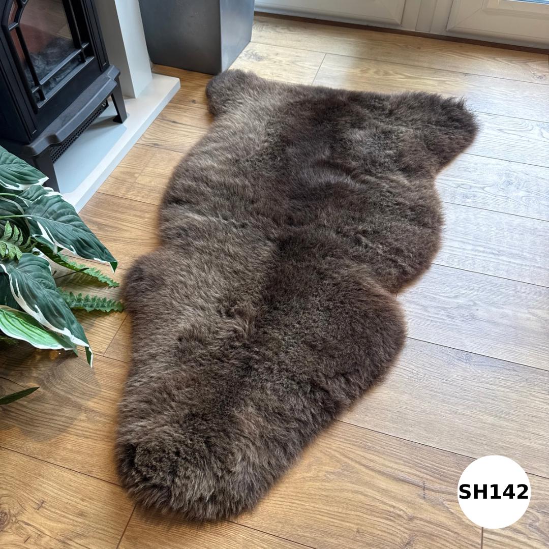 100% British Undyed Rare Breed Short Fur Sheepskin Rugs -  SH142