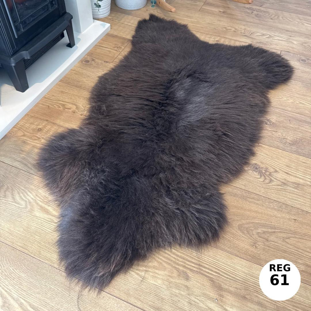 100% Undyed Rare Breed Sheepskin Rugs - Regular 61