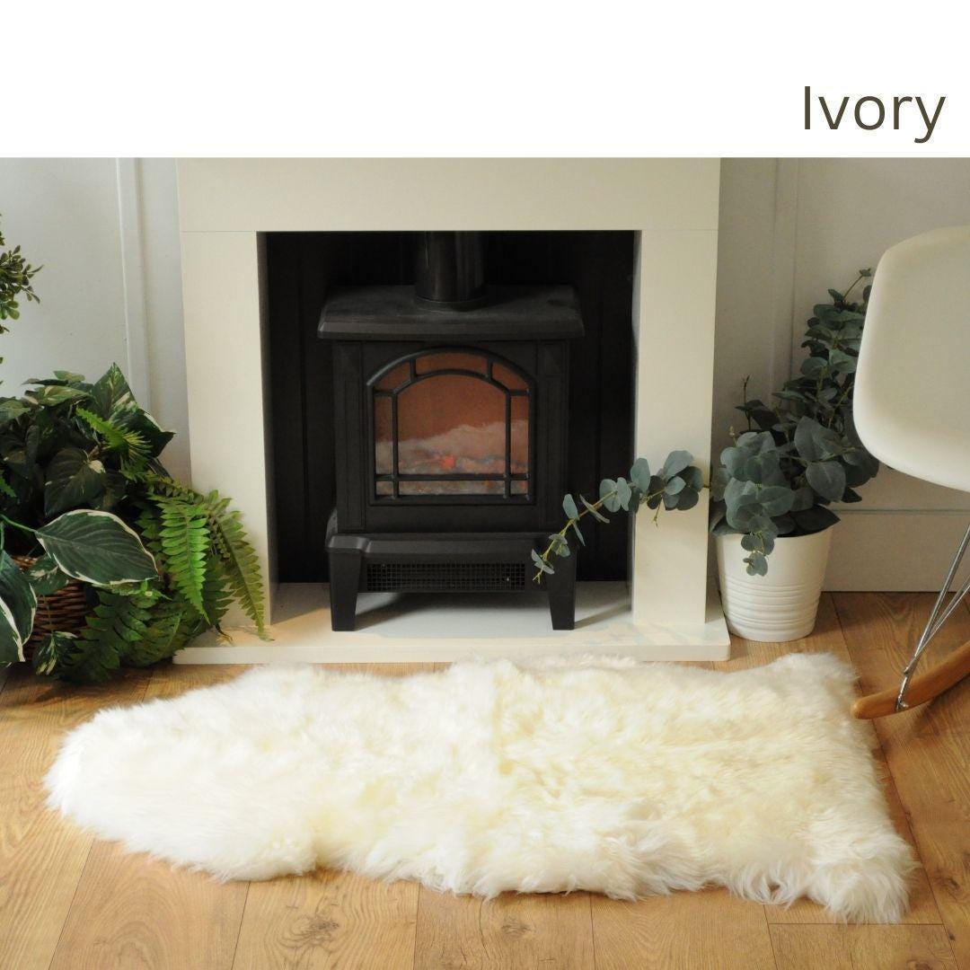 Sheepland Luxury Single Long Fur Sheepskin Rug