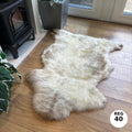 100% Undyed Rare Breed Sheepskin Rugs - Regular 40