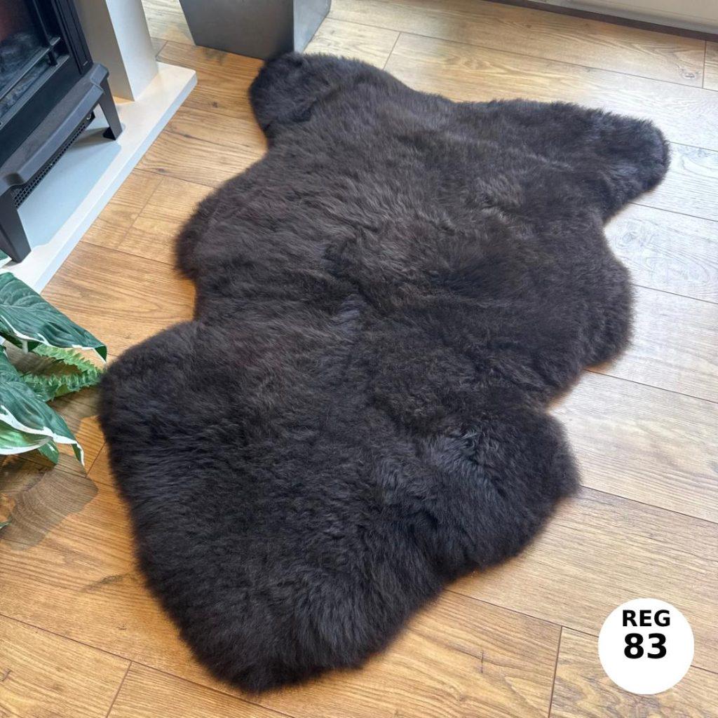 100% Undyed Rare Breed Sheepskin Rugs - Regular 83