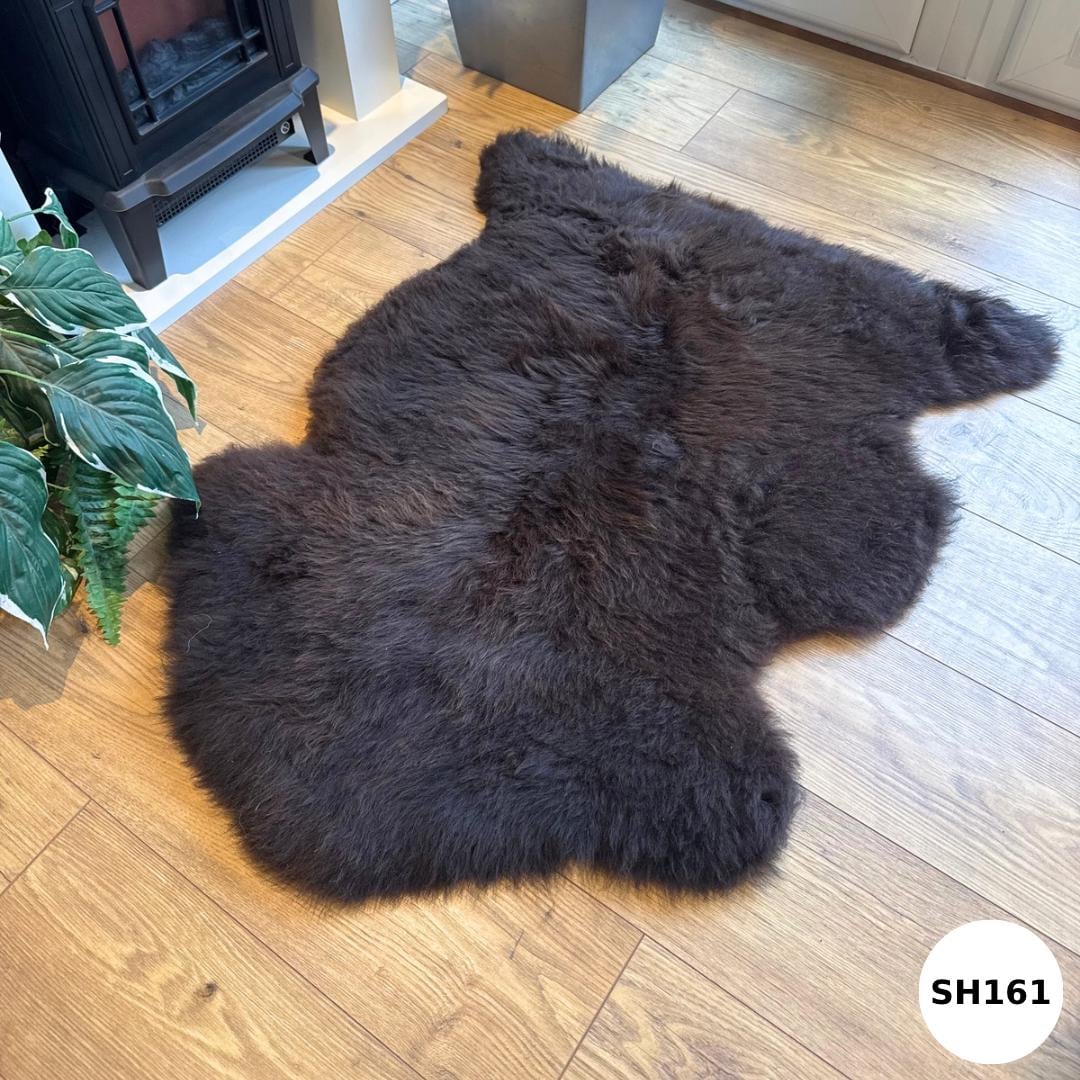 100% British Undyed Rare Breed Short Fur Sheepskin Rugs -  SH161