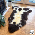 100% British Supersize Jacob Undyed Rare Breed Sheepskin Rug - Super Jacob 42
