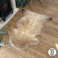 100% Undyed Rare Breed Sheepskin Rugs - Reg 12 Short Fur