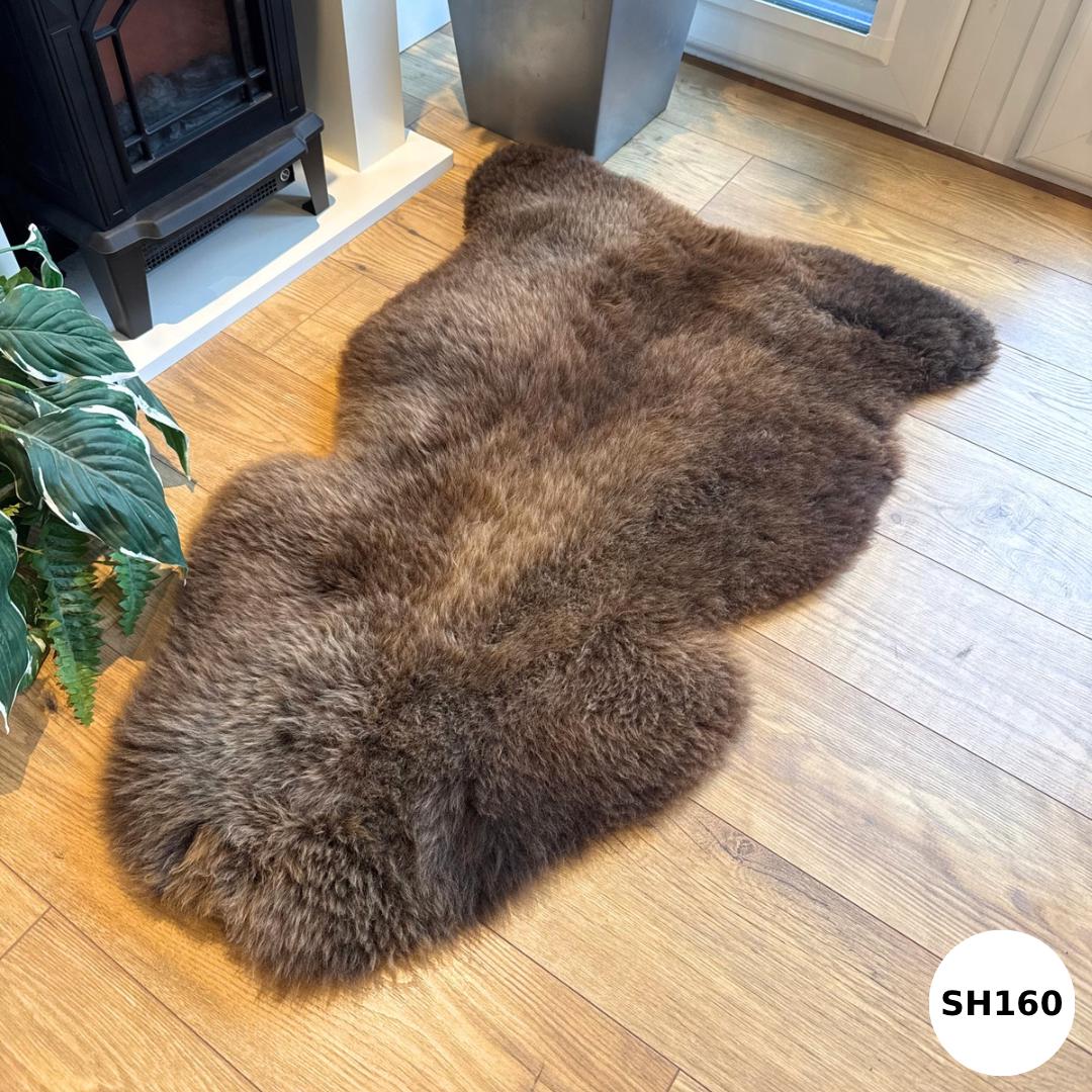 100% British Undyed Rare Breed Short Fur Sheepskin Rugs -  SH160