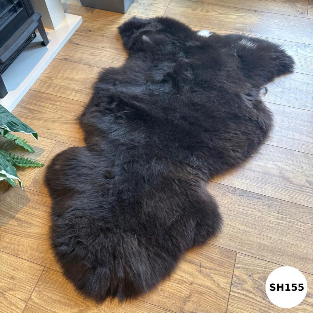 100% British Undyed Rare Breed Short Fur Sheepskin Rugs -  SH155