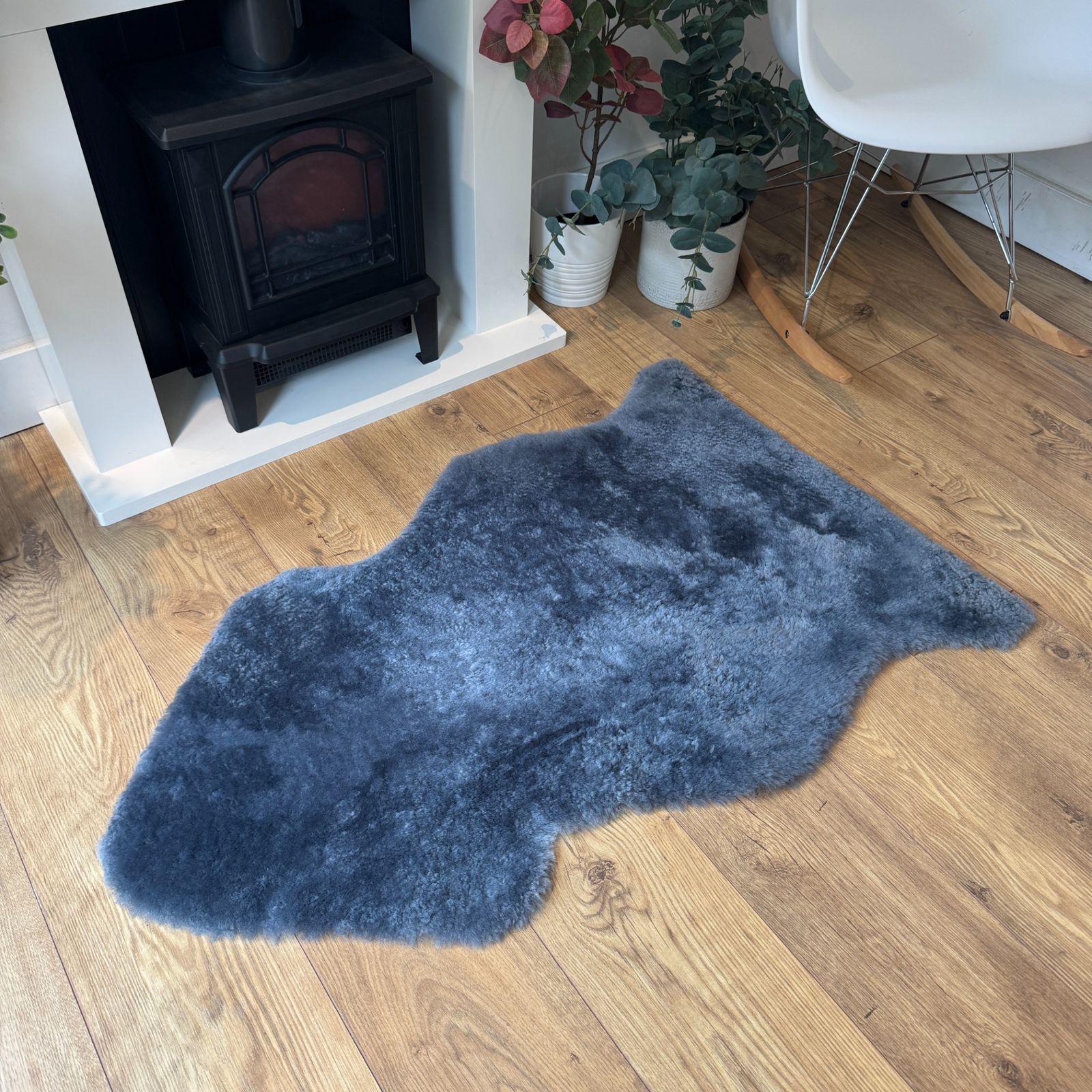 Limited Edition Short Fur Sheepskin Shearling Rug or Chair Throw - Various Colours