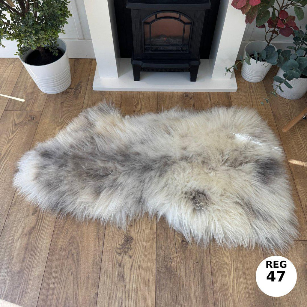 100% Undyed Rare Breed Sheepskin Rugs - Regular 47