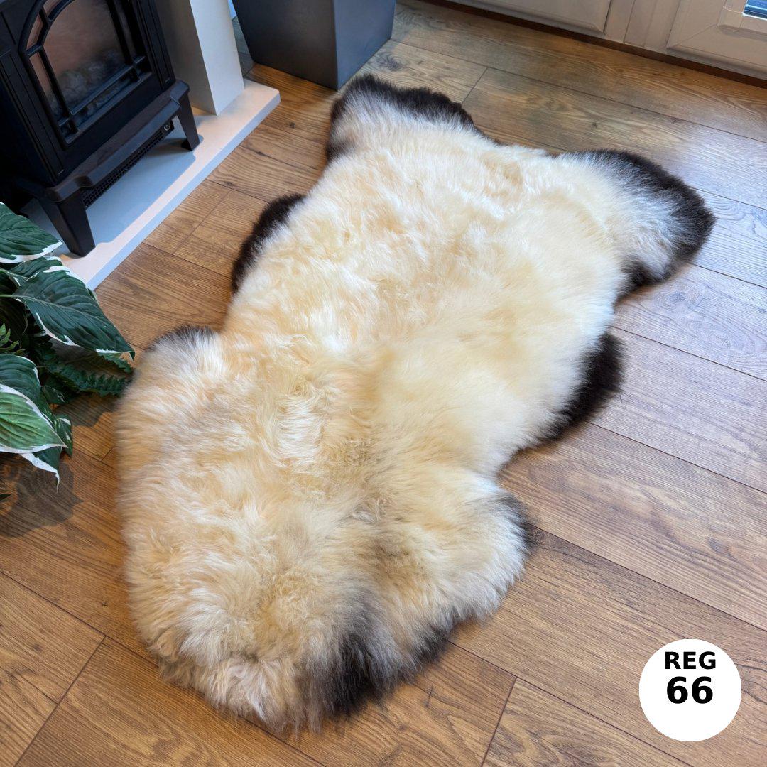 100% Undyed Rare Breed Sheepskin Rugs - Regular 66