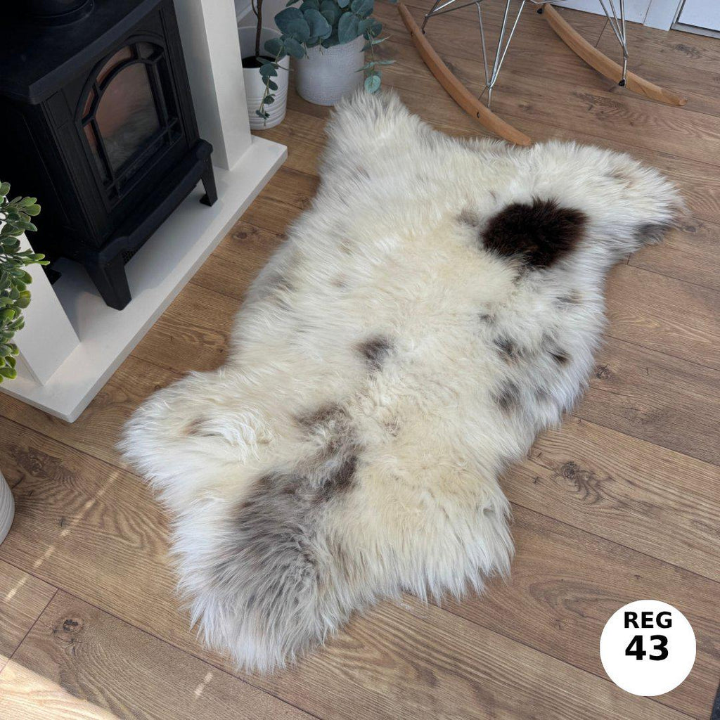 100% Undyed Rare Breed Sheepskin Rugs - Regular 43