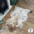 100% Undyed Rare Breed Sheepskin Rugs - Reg 9 Short Fur