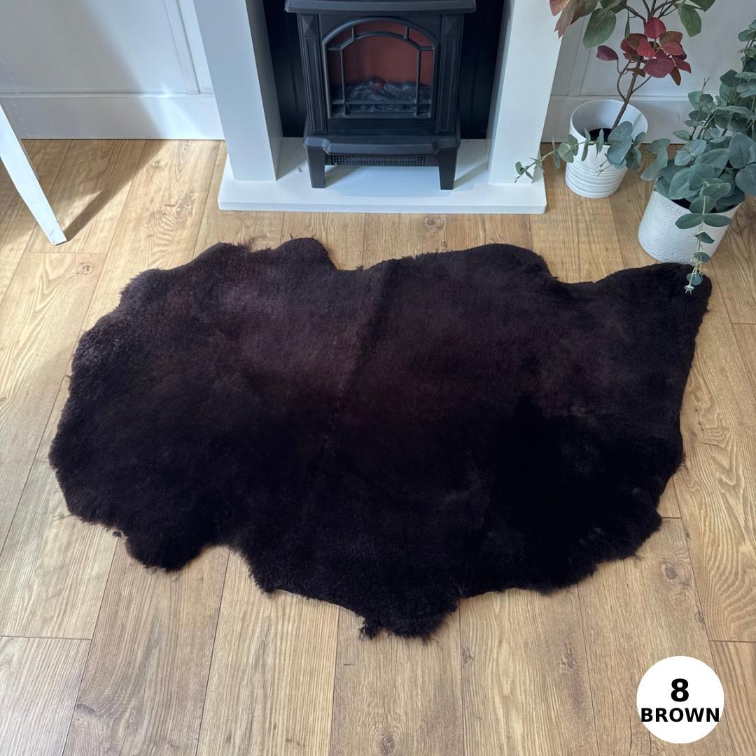 Sheepland XL 100% British Sheepskin Shearlings - BROWN