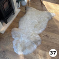 100% British Undyed Rare Breed Sheepskin Rug - 37
