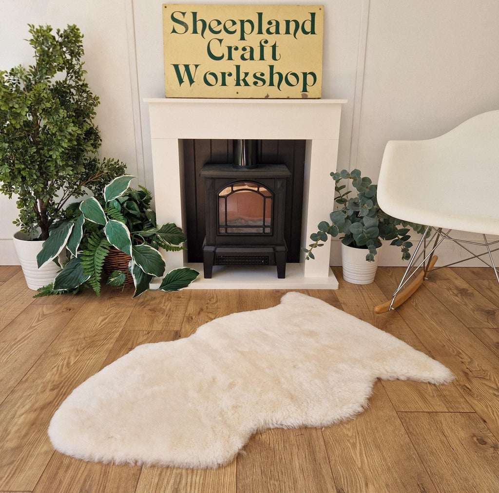 Genuine British Sheepskin "Baby Safe" Rug for Babies and Infants