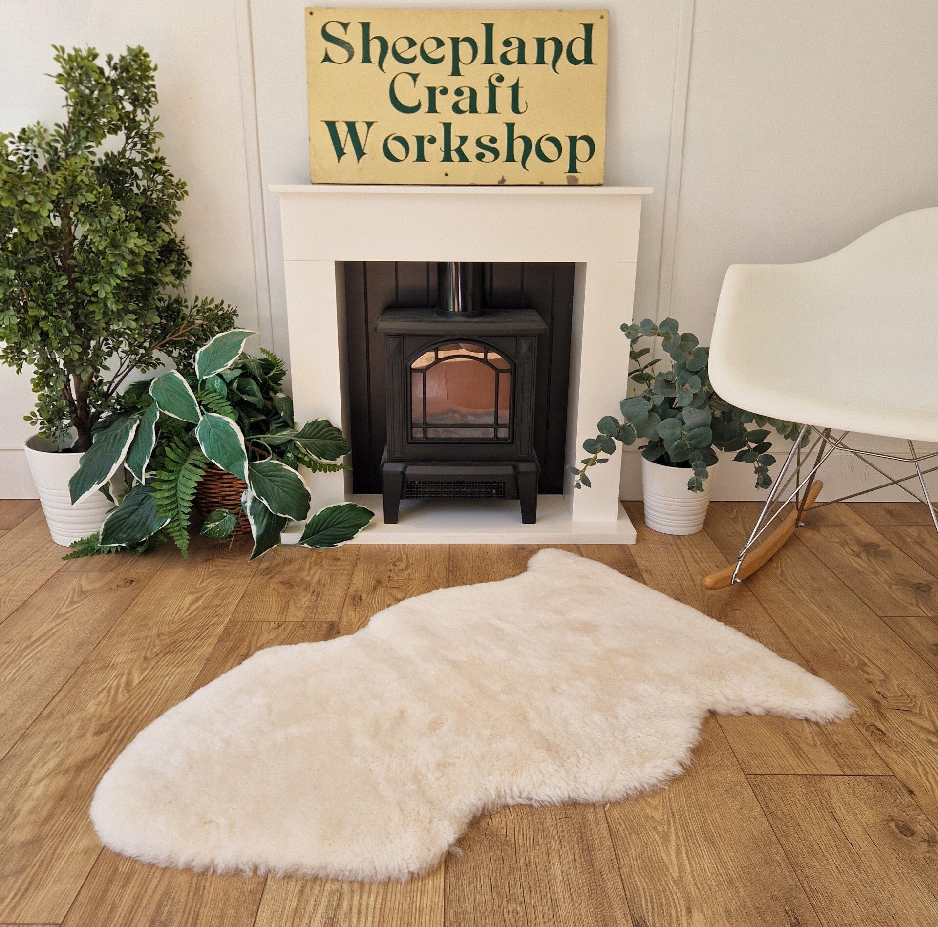 Genuine British Sheepskin "Baby Safe" Rug for Babies and Infants