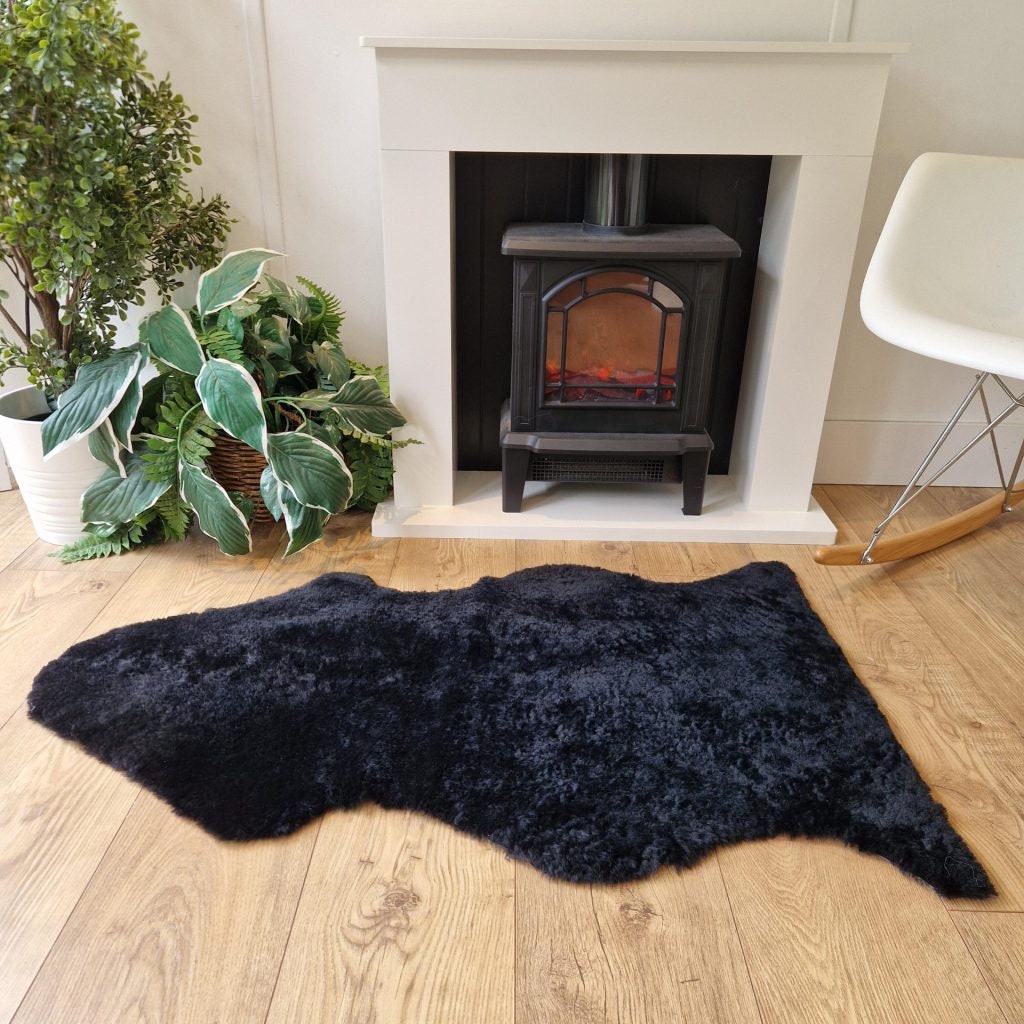 Limited Edition Short Fur Sheepskin Shearling Rug or Chair Throw - Various Colours