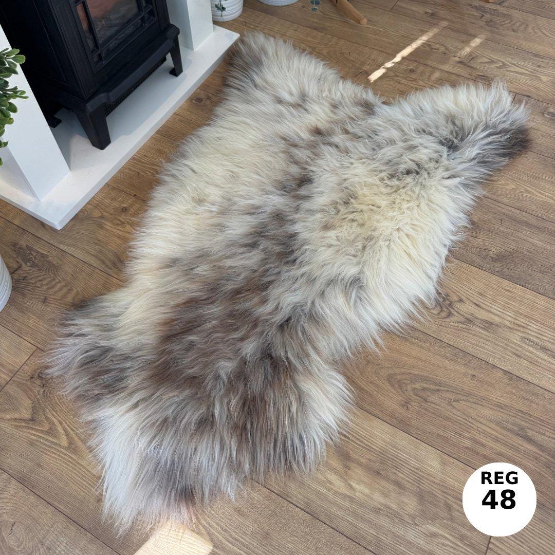 100% Undyed Rare Breed Sheepskin Rugs - Regular 48