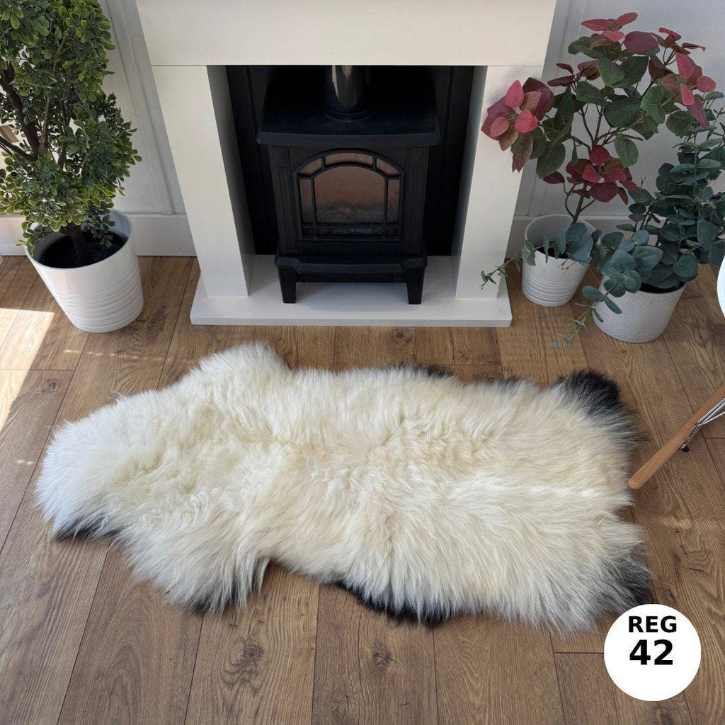 100% Undyed Rare Breed Sheepskin Rugs - Regular 42
