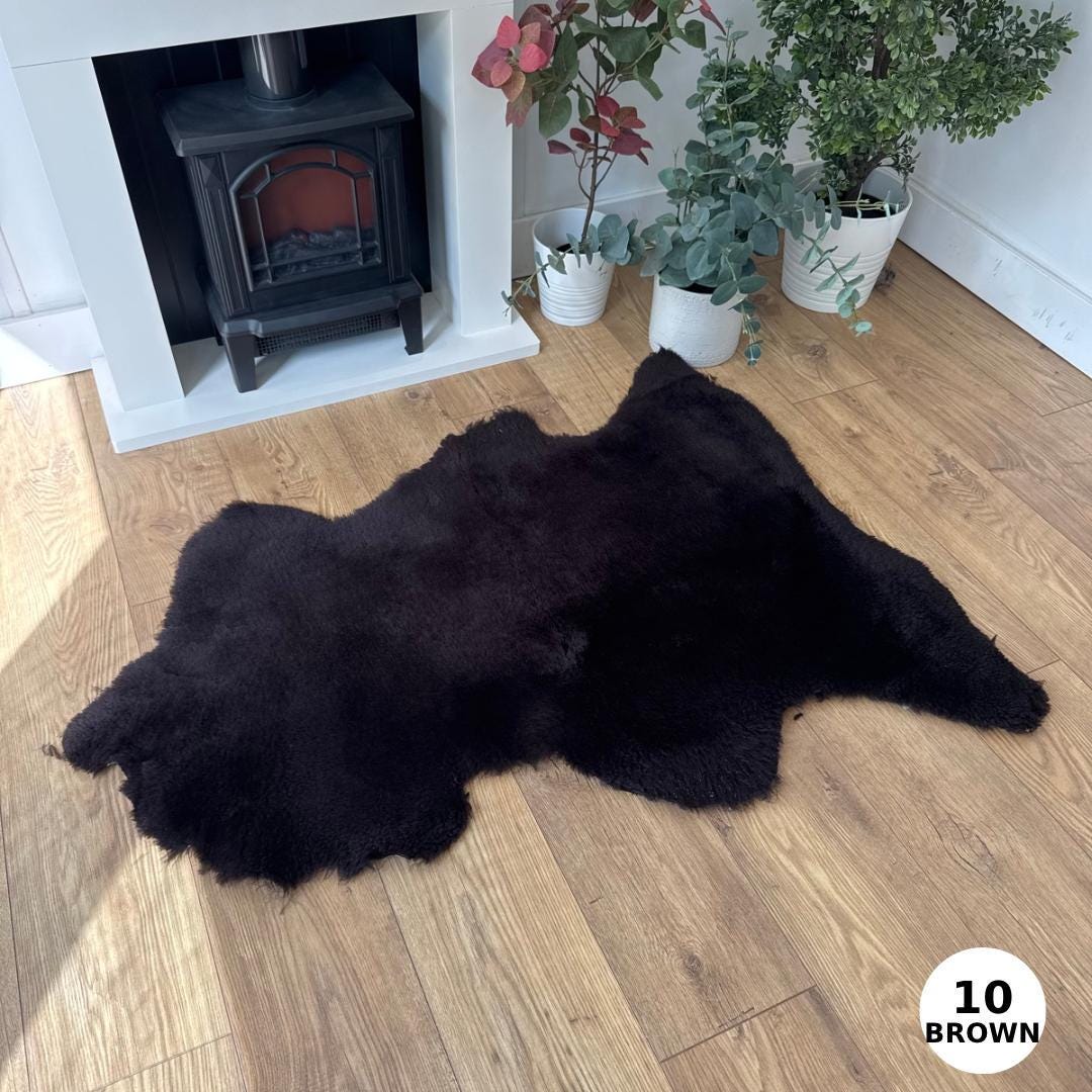 Sheepland XL 100% British Sheepskin Shearlings - BROWN
