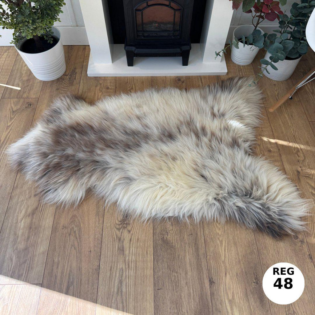 100% Undyed Rare Breed Sheepskin Rugs - Regular 48