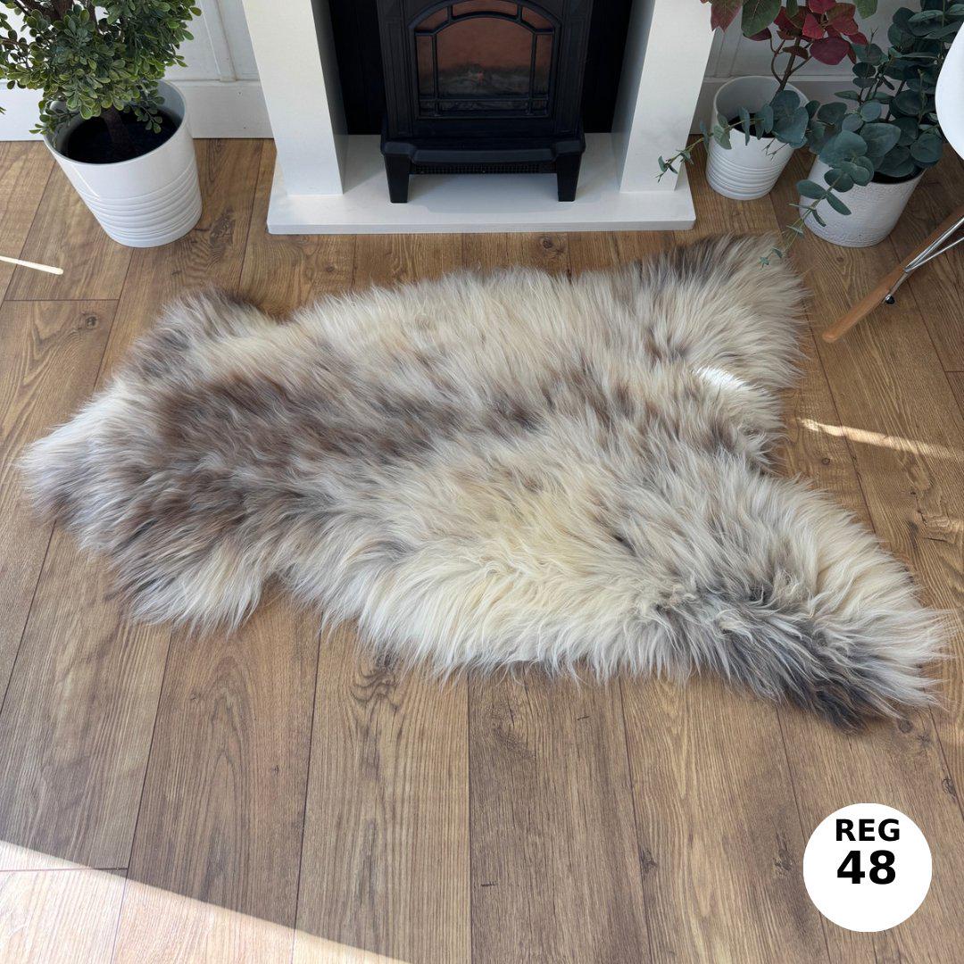 100% Undyed Rare Breed Sheepskin Rugs - Regular 48