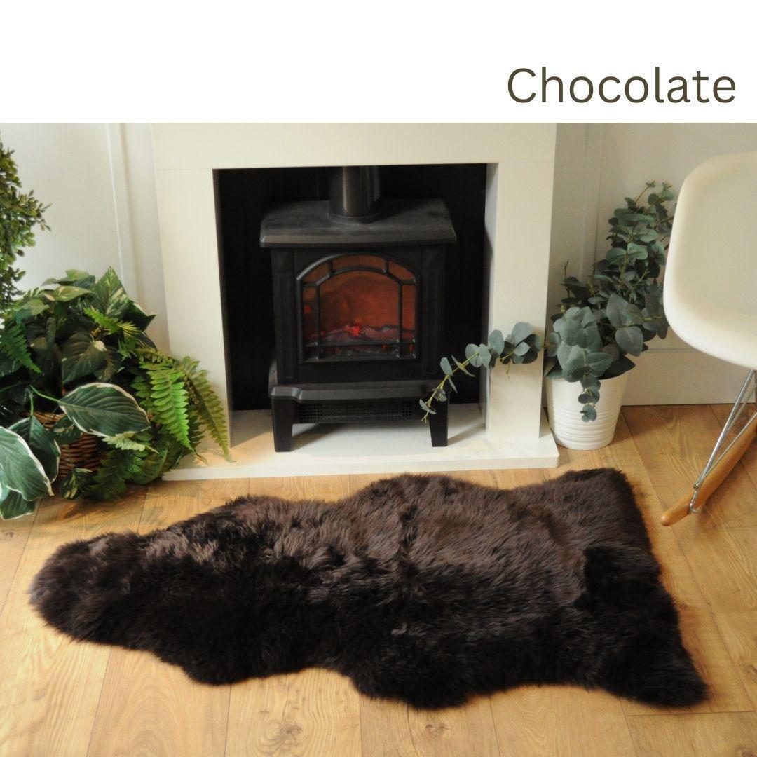Sheepland Luxury Single Long Fur Sheepskin Rug