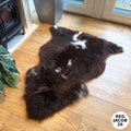 100% British Regular Jacob Undyed Rare Breed Sheepskin Rug - Reg Jacob 26
