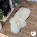 100% Undyed Rare Breed Sheepskin Rugs - Regular 42