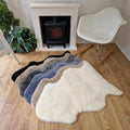 Limited Edition Short Fur Sheepskin Shearling Rug or Chair Throw - Various Colours