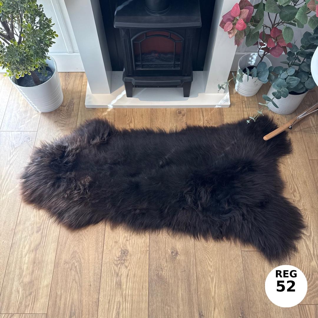 100% Undyed Rare Breed Sheepskin Rugs - Regular 52