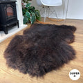 100% British Supersize Undyed Rare Breed Sheepskin Rug - 4