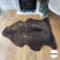 100% British Undyed Rare Breed Short Fur Sheepskin Rugs -  SH163
