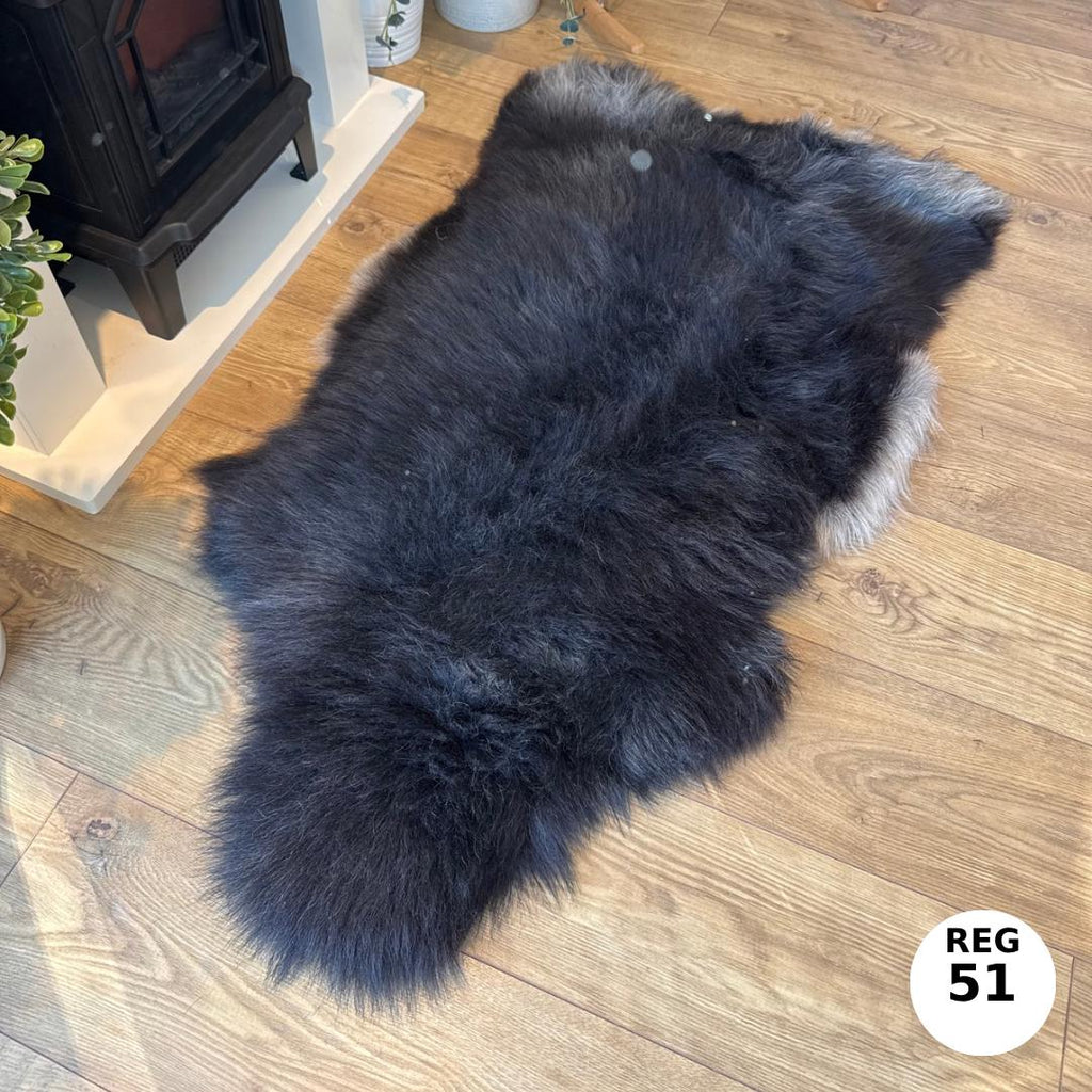 100% Undyed Rare Breed Sheepskin Rugs - Regular 51
