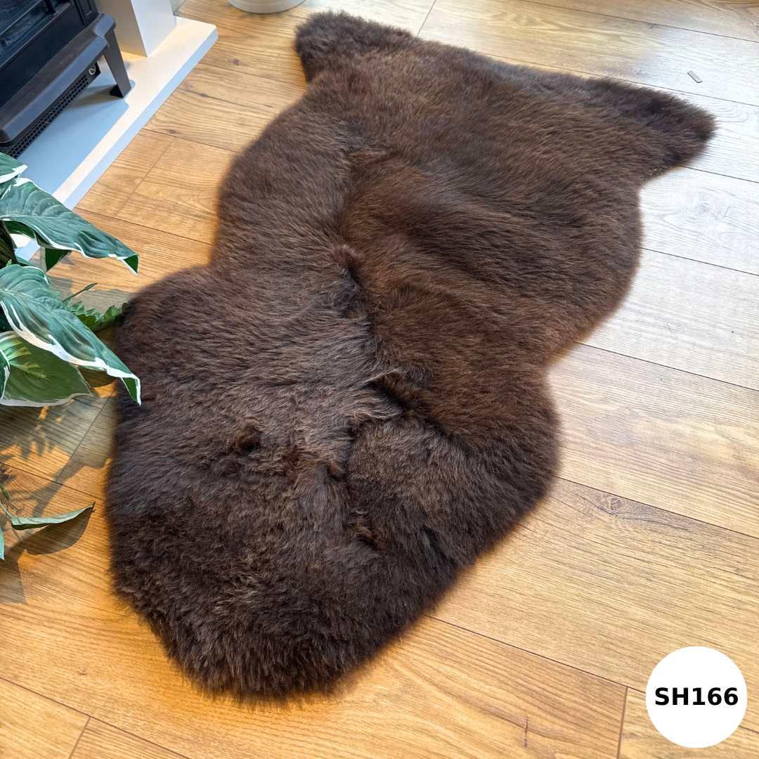 100% British Undyed Rare Breed Short Fur Sheepskin Rugs -  SH166