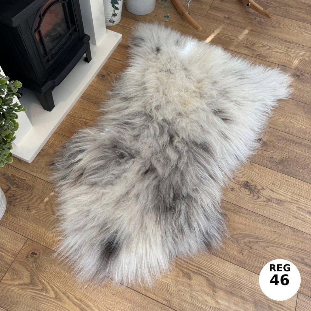 100% Undyed Rare Breed Sheepskin Rugs - Regular 46