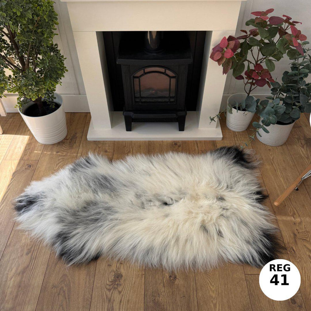 100% Undyed Rare Breed Sheepskin Rugs - Regular 41