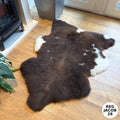100% British Regular Jacob Undyed Rare Breed Sheepskin Rug - Reg Jacob 28